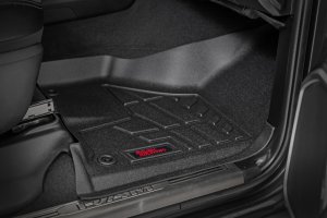 Ram 2500 Floor Mats - Front & Rear - Rough Country - Sure-Fit - '19-'24